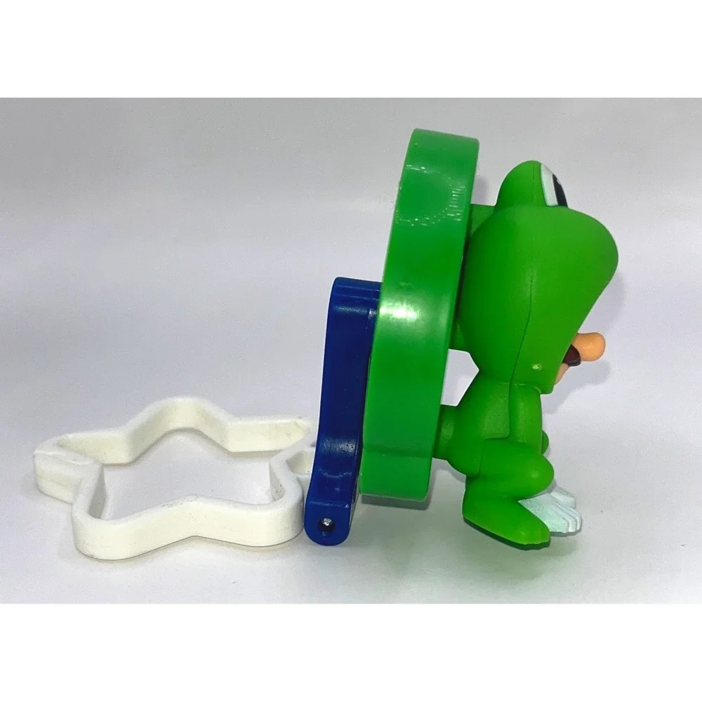 Nintendo Mario Frog Suit Clip Toy McDonald's 2023 Happy Meal Toy Green 3in